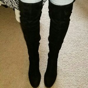 Thigh high knee boots